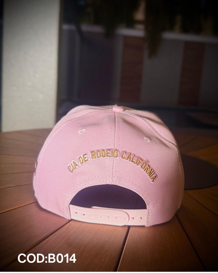 Boné Rosa Logo vl