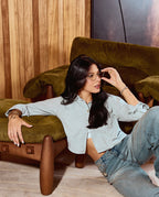 CAMISA CROPPED OVERSIZE