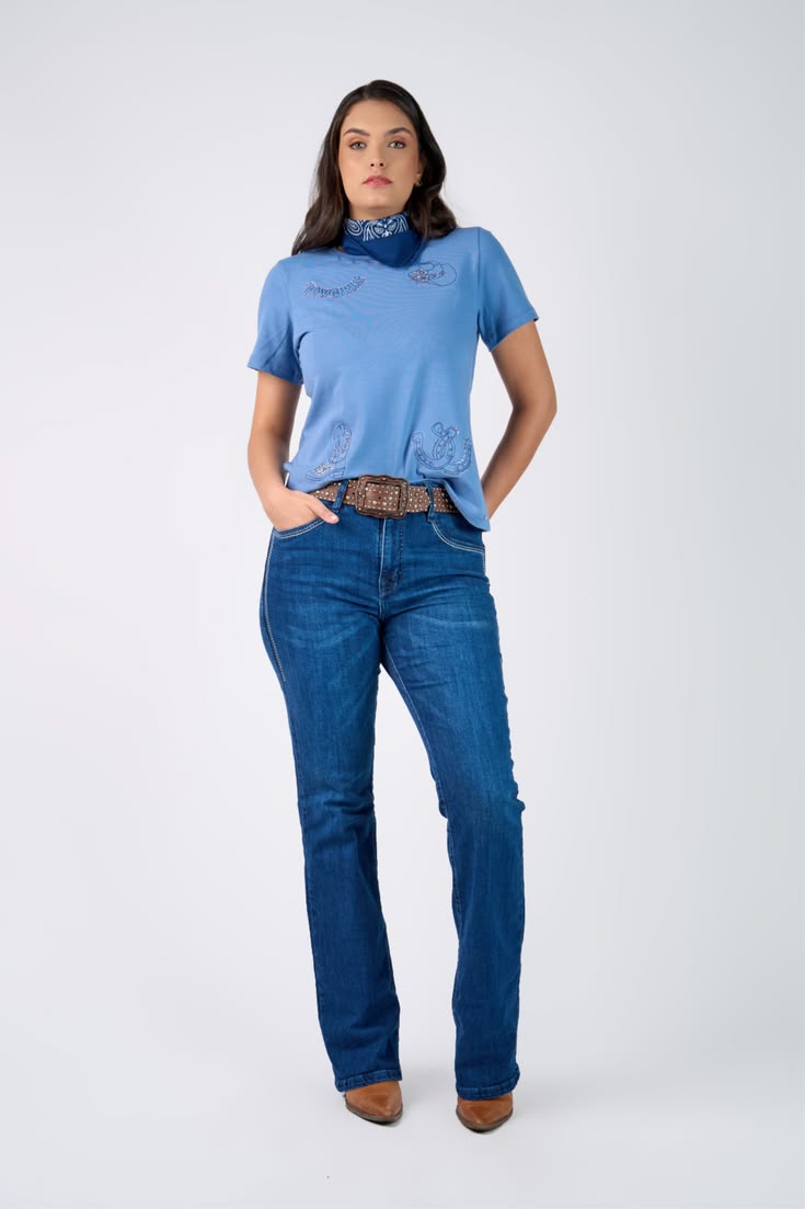 TSHIRT WESTERN CHARME