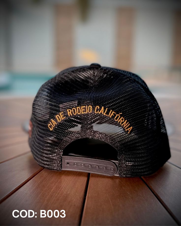 Boné Preto Tela