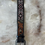 CINTO MIÇANGAS VERMELHO E PRETO TAMANHO 85