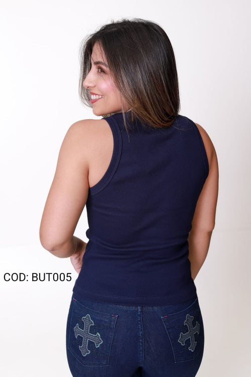 BLUSA DECOTE U