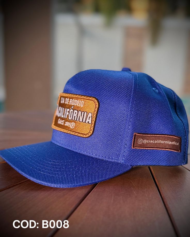 Boné Azul Logo Velha