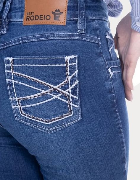 CALÇA FLARE BORD SALLON OLD WEST